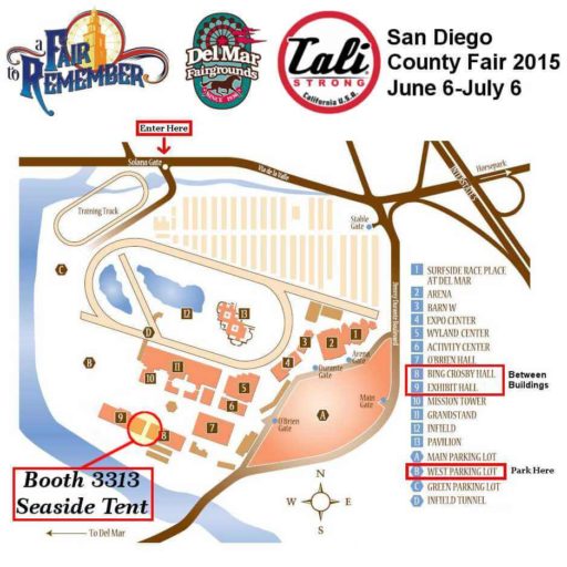 San Diego County Fair Del Mar Fairgrounds Map CALI Strong Skateboarding